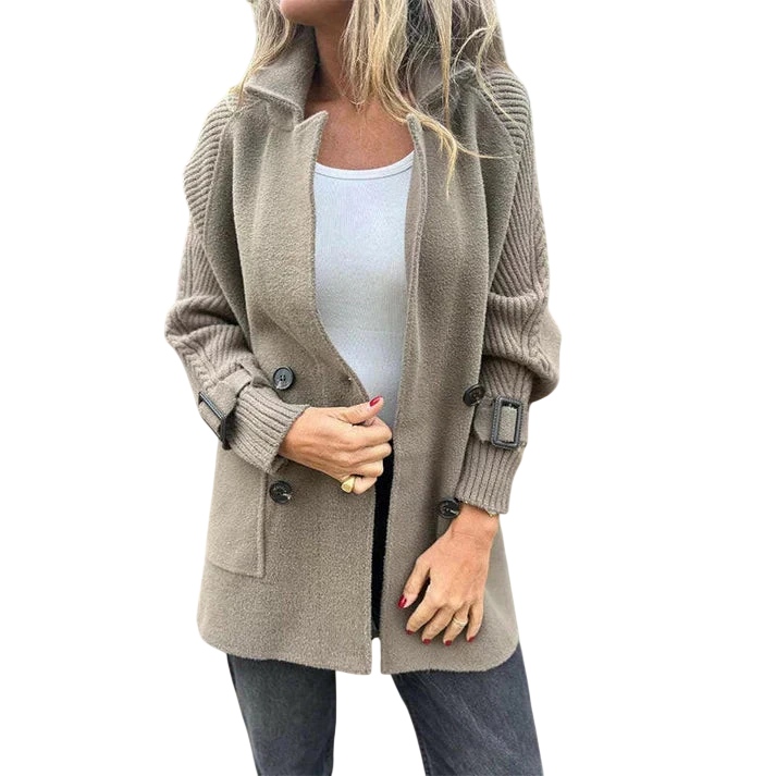 Gabriela - Manteau caban à double boutonnage pour femme