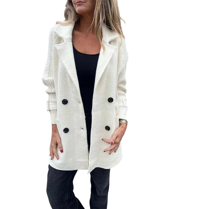 Gabriela - Manteau caban à double boutonnage pour femme