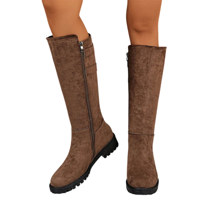 Ariadna – High Boots with Side Zip