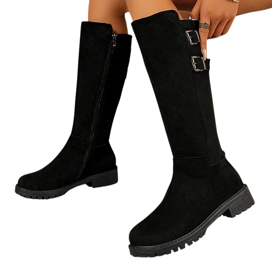 Ariadna – High Boots with Side Zip