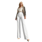 Pantalon de tailleur femme taille haute