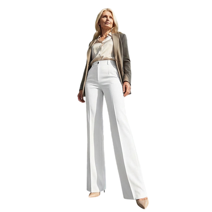 High-Waist Women's Suit Pants