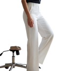 Pantalon de tailleur femme taille haute