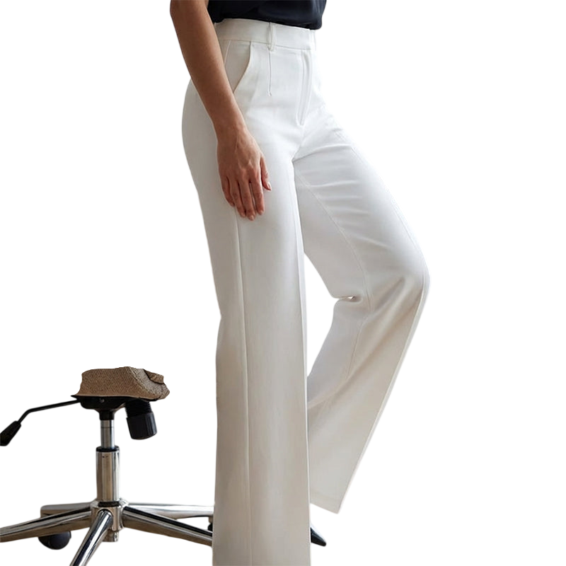 Pantalon de tailleur femme taille haute