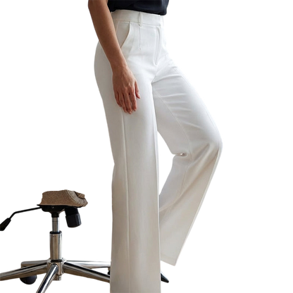 High-Waist Women's Suit Pants