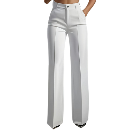 High-Waist Women's Suit Pants