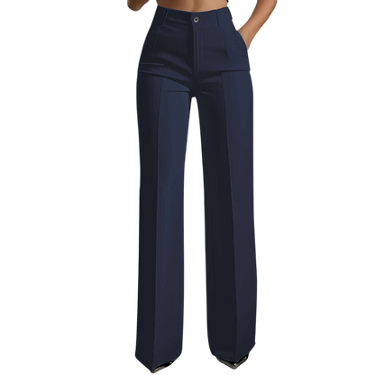 High-Waist Women's Suit Pants