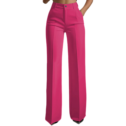 High-Waist Women's Suit Pants