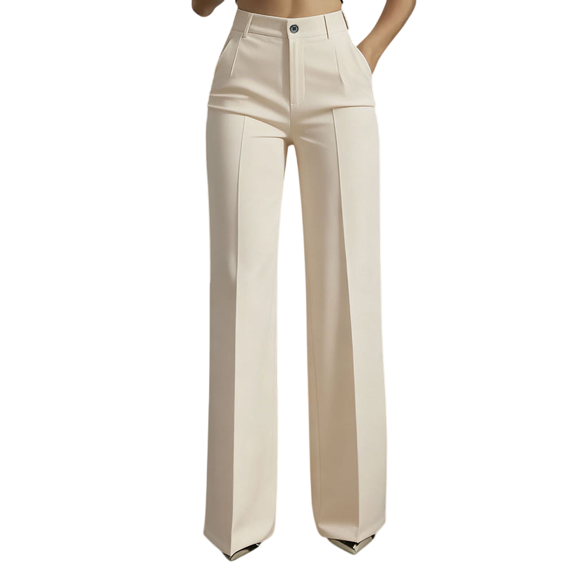 High-Waist Women's Suit Pants